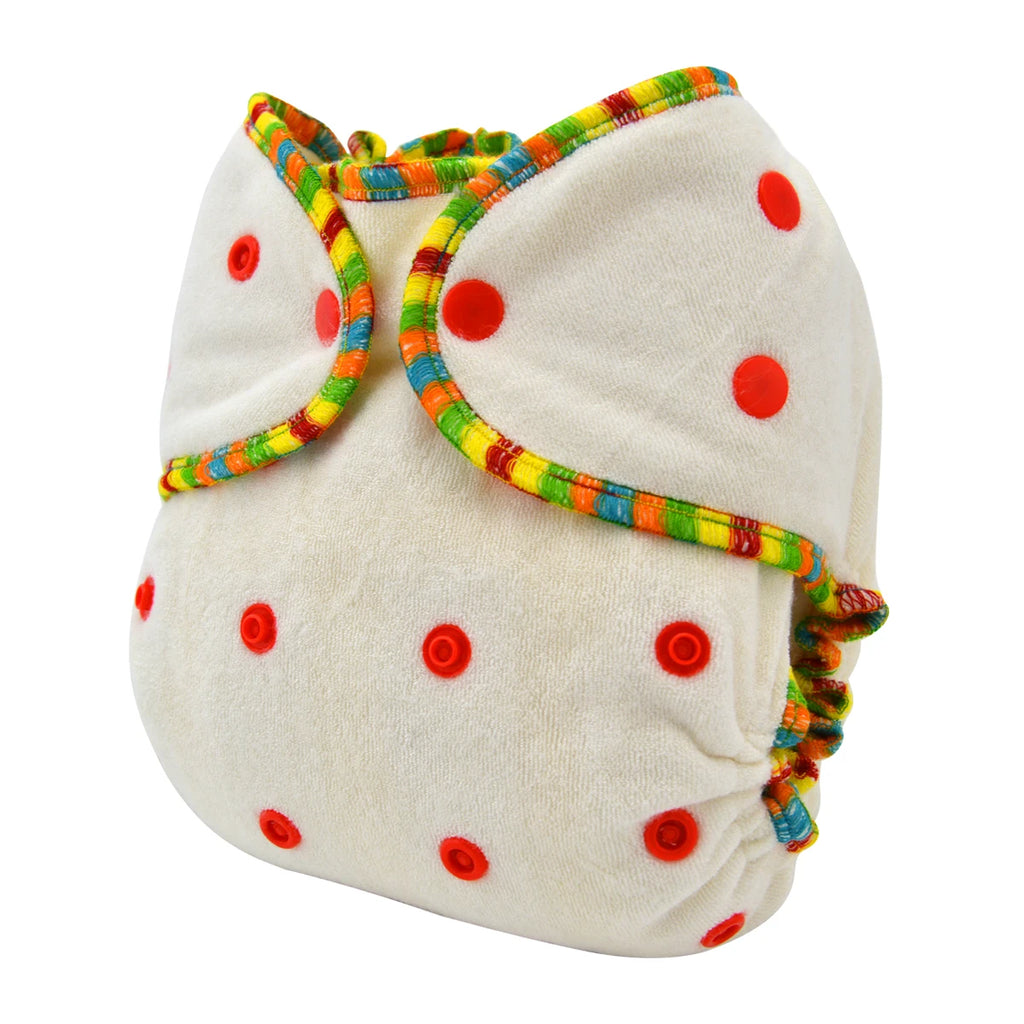 Couche lavable en fibre de bambou - Collection Douceur