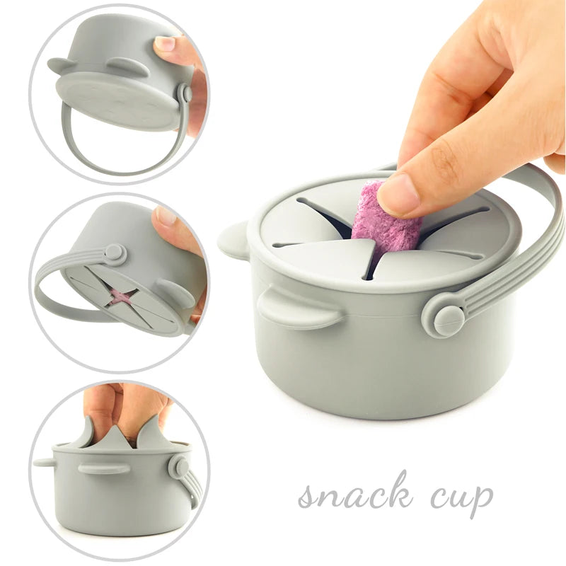 Pot à Snak Anti-Reversement & Rétractable- Collection petite Graine