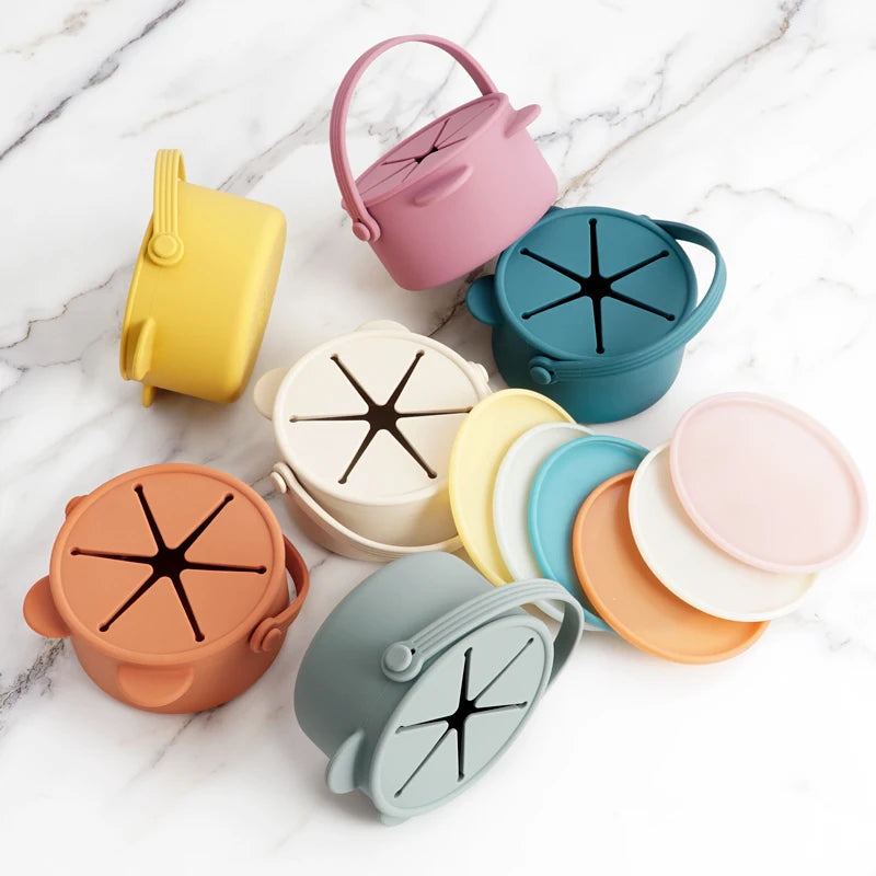 Pot à Snak Anti-Reversement & Rétractable- Collection petite Graine